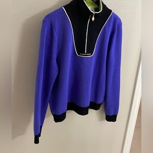 St. John sport knit pullover. Half zip